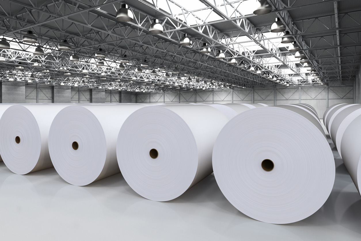 Stored paper rolls
